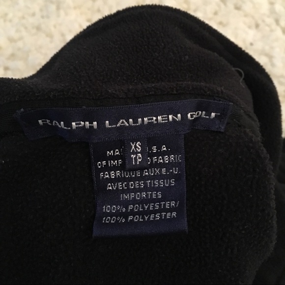 RALPH LAUREN GOLF BLACK ZIP UP SIZE XS - Picture 5 of 6